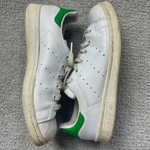 ADIDAS WHITE & GREEN STAN SMITHS